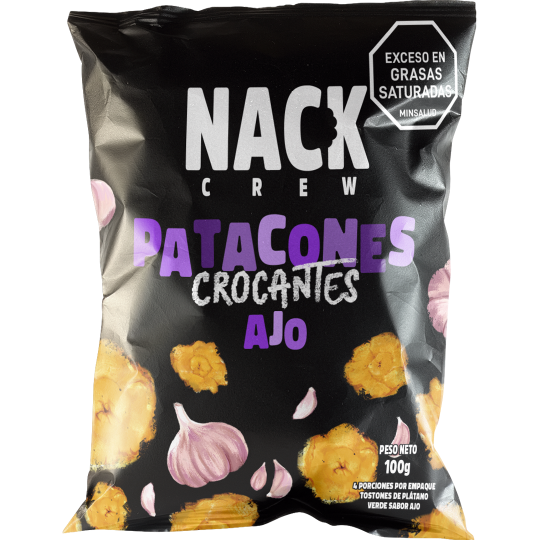 PATACONES CROCANTES <br> sabor AJO